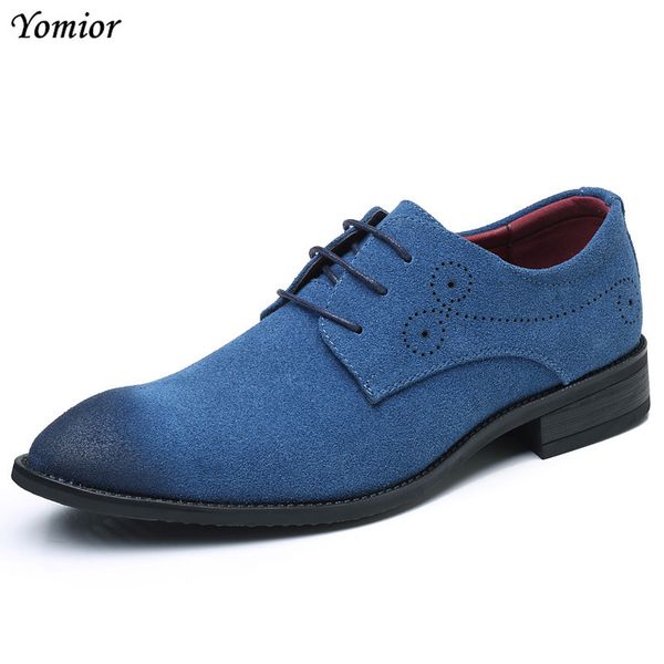 yomior classic men dress shoes cow suede formal oxfords fashion casual business suit office leather shoes red blue wedding, Black
yomior classic men dress shoes cow suede formal oxfords fashion casual business suit office leather shoes red blue wedding, Black