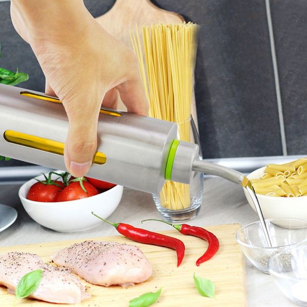 1 pc stainless steel pc liner leakproof bottle soy sauce salad seasoning jar kitchen outdoor barbecue oil dispenser with lid
1 pc stainless steel pc liner leakproof bottle soy sauce salad seasoning jar kitchen outdoor barbecue oil dispenser with lid