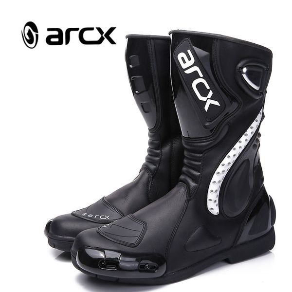 arcx men's cowhide leather high fiber pro sport bike racing motocross motorcycle boots l60150
arcx men's cowhide leather high fiber pro sport bike racing motocross motorcycle boots l60150