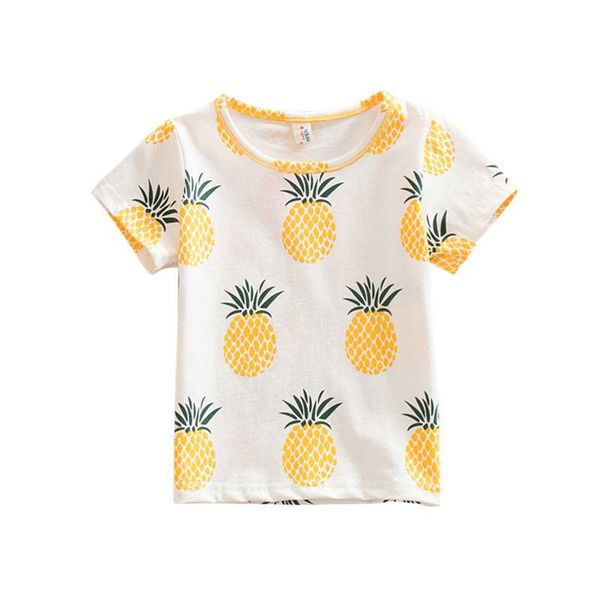 short sleeve cute pineapple printed baby girls t-shirt casual robe fille enfant clothes, Blue
short sleeve cute pineapple printed baby girls t-shirt casual robe fille enfant clothes, Blue