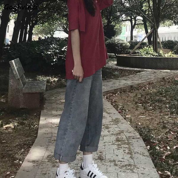 jeans women solid leisure chic retro vintage loose high waist denim wide leg trousers simple all-match teens streetwear, Blue
jeans women solid leisure chic retro vintage loose high waist denim wide leg trousers simple all-match teens streetwear, Blue