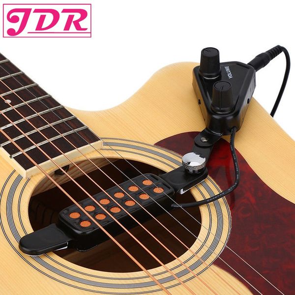 jdr 12-hole acoustic guitar sound hole pickup magnetic transducer with tone volume controller 3m cable guitarra accessories 
jdr 12-hole acoustic guitar sound hole pickup magnetic transducer with tone volume controller 3m cable guitarra accessories