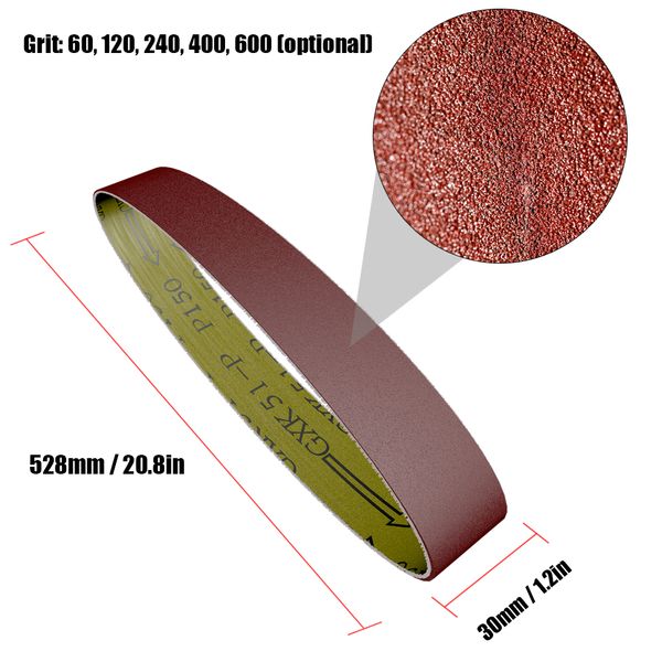10pcs 528*30mm sanding belts 60-600 grit grinding and polishing replacement for angle grinder
10pcs 528*30mm sanding belts 60-600 grit grinding and polishing replacement for angle grinder