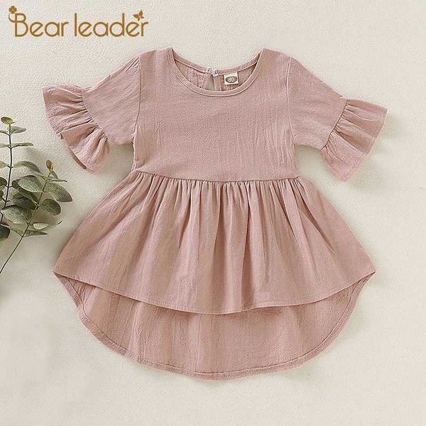bear leader casual kid baby girl plain dress cute clothes summer ruffle flare sleeve dress girl asymmetrical solid sundress 1-5y, Red;yellow
bear leader casual kid baby girl plain dress cute clothes summer ruffle flare sleeve dress girl asymmetrical solid sundress 1-5y, Red;yellow