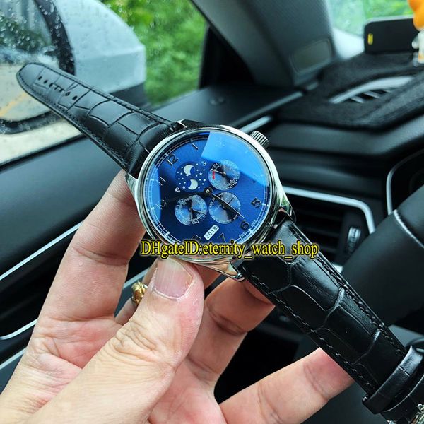 special offer portugieser perpetual calendar 503401 blue dial automatic 503406 mens watch 316l steel case leather sport watches, Slivery;brown
special offer portugieser perpetual calendar 503401 blue dial automatic 503406 mens watch 316l steel case leather sport watches, Slivery;brown