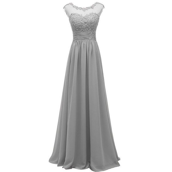 elegant chiffon grey dusty blue bridesmaid dresses a-line lace appliques wedding party dresses bodice beaded maid of honor dresses, White;pink
elegant chiffon grey dusty blue bridesmaid dresses a-line lace appliques wedding party dresses bodice beaded maid of honor dresses, White;pink