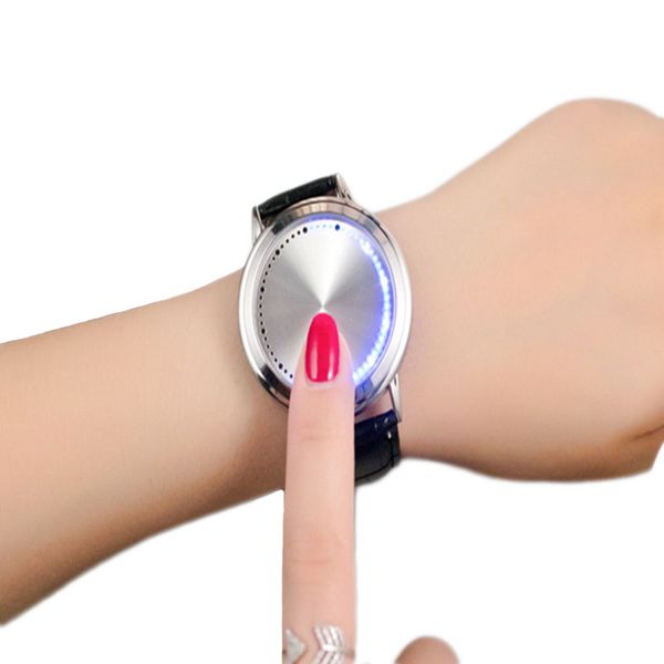 gerryda creative minimalist leather waterproof touch screen led digital watch men women lovers watch smart electronics watches, Slivery;brown
gerryda creative minimalist leather waterproof touch screen led digital watch men women lovers watch smart electronics watches, Slivery;brown