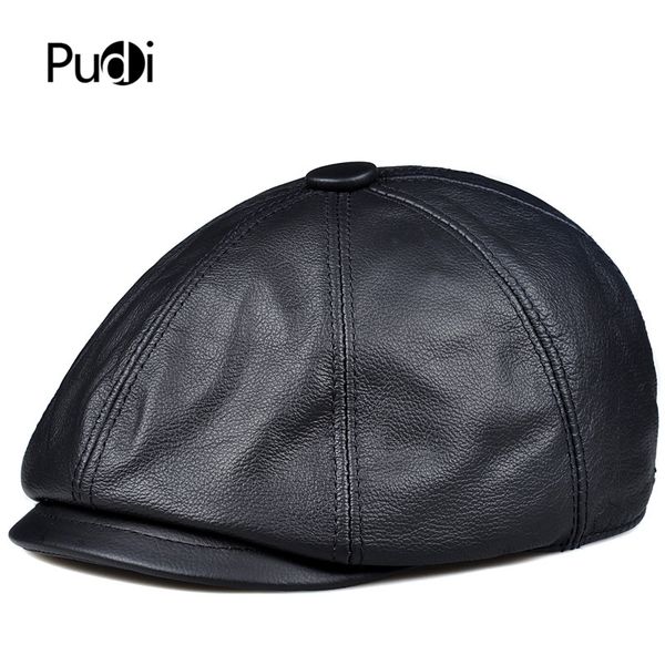 pudi man real cow leather cap hat 2019 winter cabbie newsboy caps golf hunting hats hl914, Blue;gray
pudi man real cow leather cap hat 2019 winter cabbie newsboy caps golf hunting hats hl914, Blue;gray