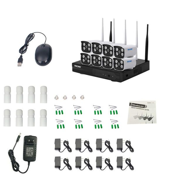 escam wnk803 8ch 720p wireless nvr kit outdoor ir wifi ip camera surveillance home security system - au
escam wnk803 8ch 720p wireless nvr kit outdoor ir wifi ip camera surveillance home security system - au