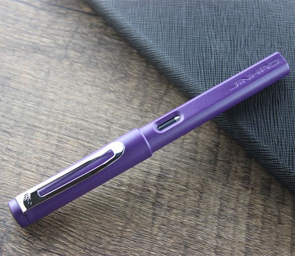 1pc/lot deep purple fashion hollow out clip jinhao f nib fountain pen student practise calligraphy ink pens school supplies
1pc/lot deep purple fashion hollow out clip jinhao f nib fountain pen student practise calligraphy ink pens school supplies