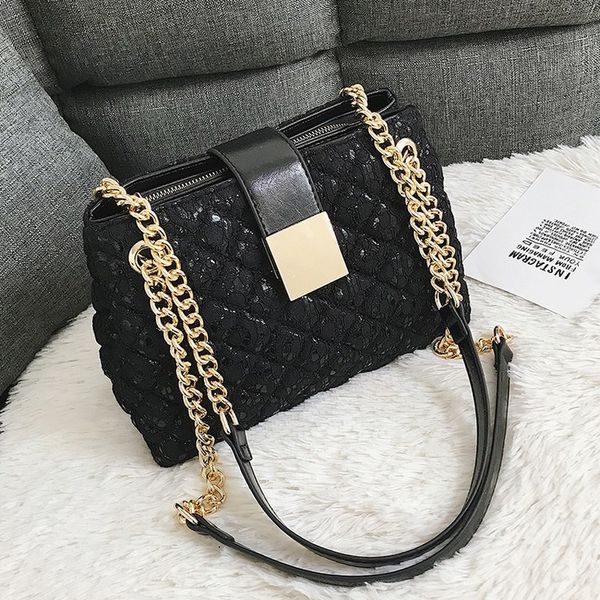 lace rhombus bag women 2019 new korean embroidered thread chain bag casual wild one-shoulder messenger
lace rhombus bag women 2019 new korean embroidered thread chain bag casual wild one-shoulder messenger