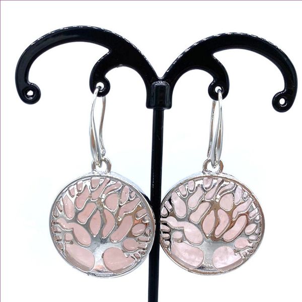 wholesale 10 pairs silver plated round tree of life rose quartz dangle earrings for women lapis lazuli jewelry
wholesale 10 pairs silver plated round tree of life rose quartz dangle earrings for women lapis lazuli jewelry