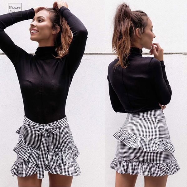 fashion skirt lovery women plaid skirt stretch high waist skater flared ruffle lady sweat pleated skirt short beach skirts, Black
fashion skirt lovery women plaid skirt stretch high waist skater flared ruffle lady sweat pleated skirt short beach skirts, Black