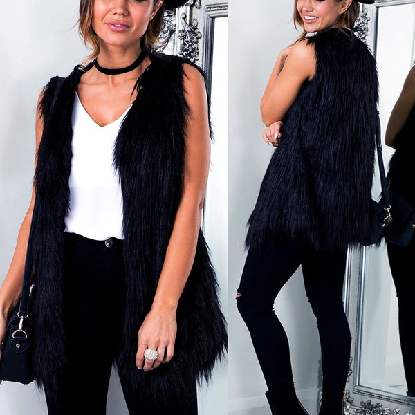 fashion autumn winter women vest solid color keep warm sleeveless jacket artifical fur coat ladies girls plus size s-3xl hd8, Black;white
fashion autumn winter women vest solid color keep warm sleeveless jacket artifical fur coat ladies girls plus size s-3xl hd8, Black;white
