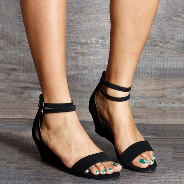 vogue fashion roman women sandals nice new summer fashion sandal wedges shoes woman slides peep toe solid lady casual shoe, Black
vogue fashion roman women sandals nice new summer fashion sandal wedges shoes woman slides peep toe solid lady casual shoe, Black