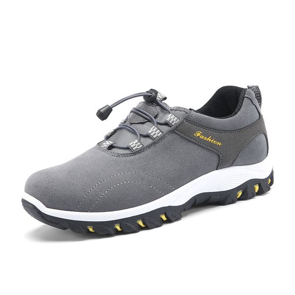 men shoes comfortable outdoor casual shoes fashion men sneakers father travel walking shoes breathable non-slip, Black