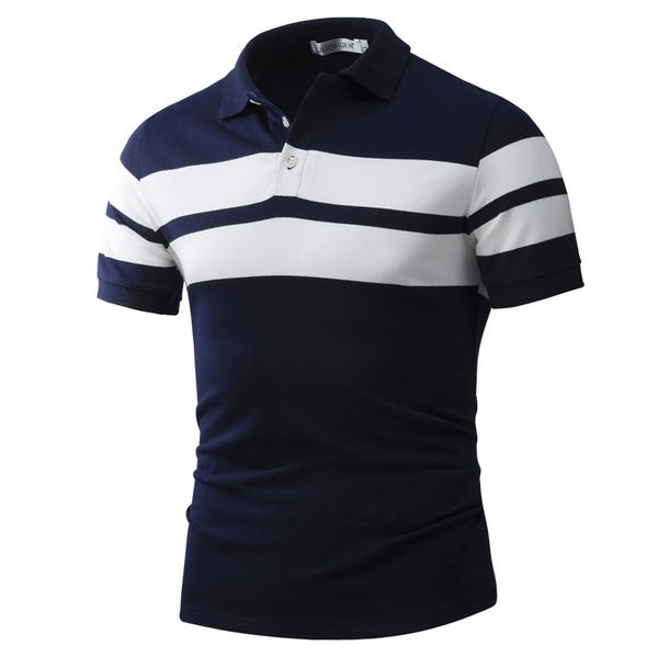 stripe printed mens designer polos fashion casual luxury short sleeve slim polos summer mens clothing, White;black
stripe printed mens designer polos fashion casual luxury short sleeve slim polos summer mens clothing, White;black