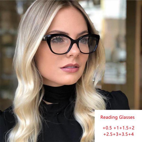 black cat eye frame reading glasses fashion spectacle frame for women computer glasses oculos de grau lunettes, White;black
black cat eye frame reading glasses fashion spectacle frame for women computer glasses oculos de grau lunettes, White;black