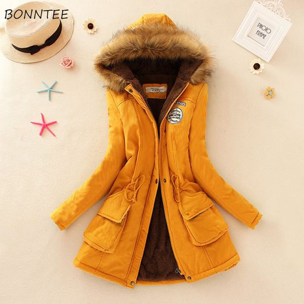 parkas women winter 2018 all-match warm thicken plus size hooded womens outwear korean style full sleeve females overcoats chic, Black
parkas women winter 2018 all-match warm thicken plus size hooded womens outwear korean style full sleeve females overcoats chic, Black