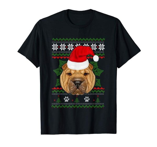 santa shar pei dog holiday ugly christmas graphic gift t-shirt-men's t-shirt-black(1, White;black
santa shar pei dog holiday ugly christmas graphic gift t-shirt-men's t-shirt-black(1, White;black