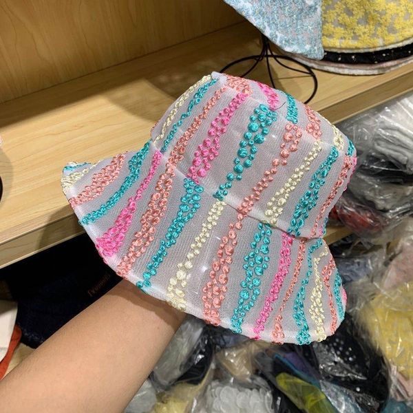 r0tdz 2020 xia caihong embroidery mesh fisherman bucket bucket embroidered fisherman breathable sun hat covering face flowerpot hat women�, Blue;gray
r0tdz 2020 xia caihong embroidery mesh fisherman bucket bucket embroidered fisherman breathable sun hat covering face flowerpot hat women�, Blue;gray