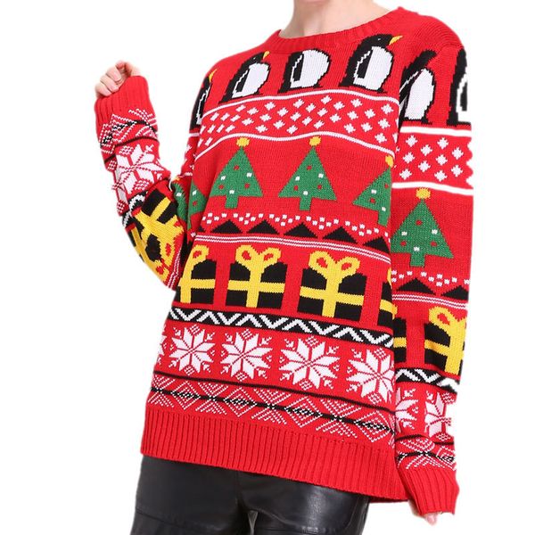 women's pullover christmas sweater round neck loose long-sleeved pullover sweater autumn female round neck new 2020, White;black
women's pullover christmas sweater round neck loose long-sleeved pullover sweater autumn female round neck new 2020, White;black