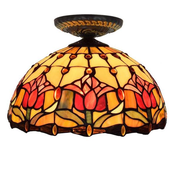 12 inch flower stained glass tiffany style ceiling light lamp mediterranean retro lamps indoor decorative pendant lights
12 inch flower stained glass tiffany style ceiling light lamp mediterranean retro lamps indoor decorative pendant lights