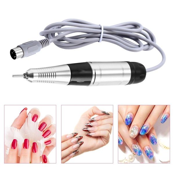 professional electric nail art drill pen handle file polish grind machine handpiece manicure pedicure tool nail art accessories, Silver
professional electric nail art drill pen handle file polish grind machine handpiece manicure pedicure tool nail art accessories, Silver