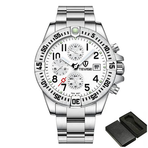 tevise luxury brand golden men automatic watch men stainless steel skeleton waterproof wristwatch relogio masculino +box, Slivery;brown
tevise luxury brand golden men automatic watch men stainless steel skeleton waterproof wristwatch relogio masculino +box, Slivery;brown