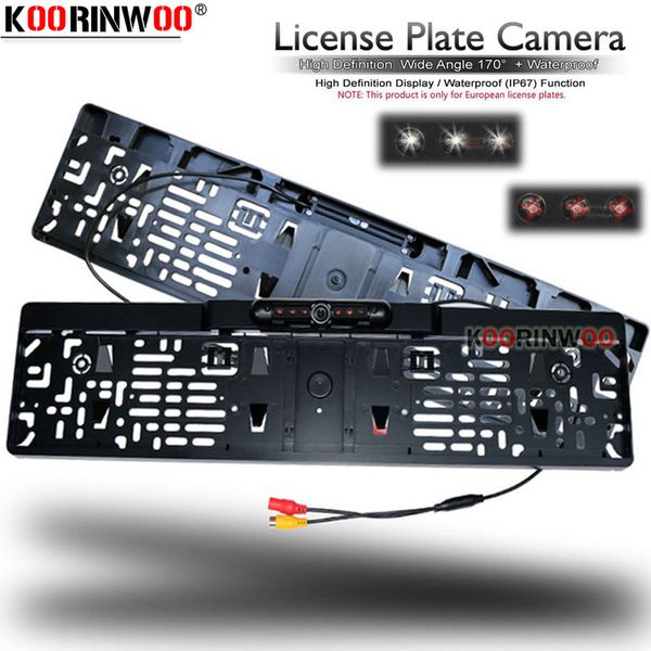 koorinwoo ahd license plate frame car rear view camera ccd security camera reverse ir led lights 170 degree parking video system
koorinwoo ahd license plate frame car rear view camera ccd security camera reverse ir led lights 170 degree parking video system