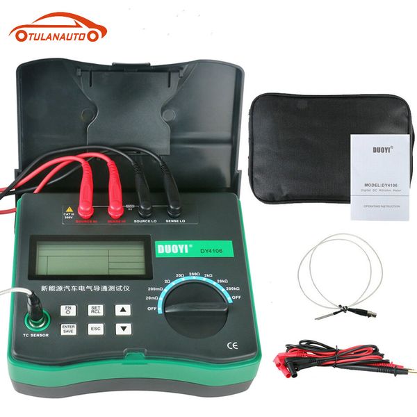 auto circuit resistance electrical tester micro ohm meter w/ temperature sensor battery powered gigital millionm meter with tc
auto circuit resistance electrical tester micro ohm meter w/ temperature sensor battery powered gigital millionm meter with tc