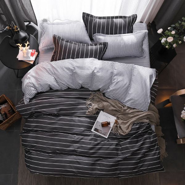 3/4pcs bedding sets bed linen simple style duvet cover flat sheet bedding set king tiwn home textile
3/4pcs bedding sets bed linen simple style duvet cover flat sheet bedding set king tiwn home textile