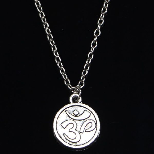 20pcs new fashion necklace 15mm double sided yoga om silver pendants short long women men colar gift jewelry choker
20pcs new fashion necklace 15mm double sided yoga om silver pendants short long women men colar gift jewelry choker
