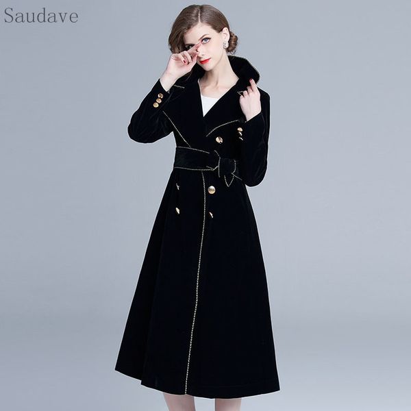 new winter england style women coat black velvet coat thick warm long elegant vintage female dress coats women vestido
new winter england style women coat black velvet coat thick warm long elegant vintage female dress coats women vestido