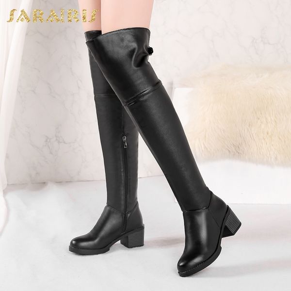 sarairis brand arrivals 2020 big size 34-43 chunky heels over the knee boots woman shoes zip up black shoes women boots female
sarairis brand arrivals 2020 big size 34-43 chunky heels over the knee boots woman shoes zip up black shoes women boots female