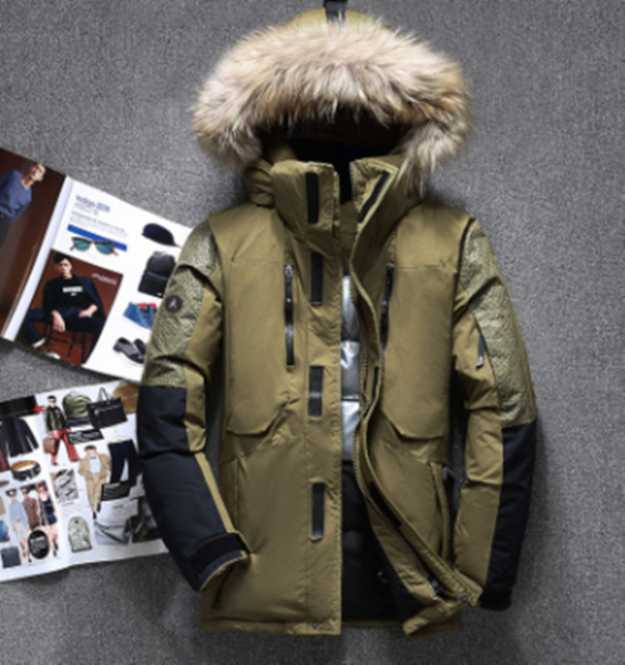 winter big genuine fur hooded duck down jackets men warm down coats male casual winter outerwer parkas, Black
winter big genuine fur hooded duck down jackets men warm down coats male casual winter outerwer parkas, Black