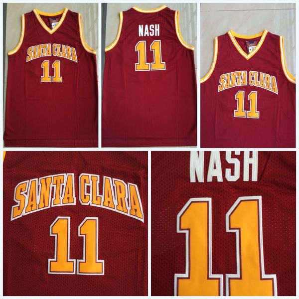 NCAA Santa Clara College 11 STEVE NASH Jerseys Mens Basketball Jersey Vintage 100% Stitched College Basketball Jerseys S-3XL Fast Shipping
NCAA Santa Clara College 11 STEVE NASH Jerseys Mens Basketball Jersey Vintage 100% Stitched College Basketball Jerseys S-3XL Fast Shipping