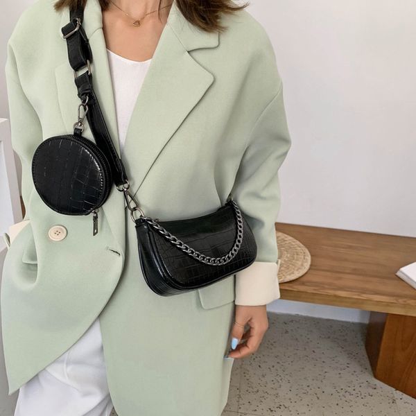 new women baguette bag vintage stone pattern chain shoulder bags with purses female fashion pu leather crossbody bags set
new women baguette bag vintage stone pattern chain shoulder bags with purses female fashion pu leather crossbody bags set
