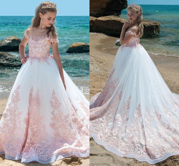 adorable pink appliqued lace flower girl dresses 2020 sheer neck short sleeves little girls pageant gown kids first communion dress al5394, White;blue
adorable pink appliqued lace flower girl dresses 2020 sheer neck short sleeves little girls pageant gown kids first communion dress al5394, White;blue
