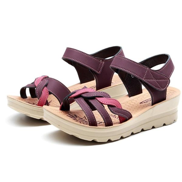 new 2020 women sandals ladies soft summer shoes fashion leather sandals wedges comfort big size beach shoes woman footwear, Black
new 2020 women sandals ladies soft summer shoes fashion leather sandals wedges comfort big size beach shoes woman footwear, Black