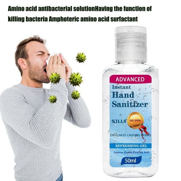 disposable hand sanitizer quick-dry antibacterial disinfection gel portable wipe out waterless sanitizer gel hand care outdoor 50ml
disposable hand sanitizer quick-dry antibacterial disinfection gel portable wipe out waterless sanitizer gel hand care outdoor 50ml