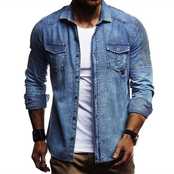 plus size men jeans jackets autumn vintage solid long sleeve striped denim jacket male casual pockets outerwear hip hop coat 3xl, Black;brown
plus size men jeans jackets autumn vintage solid long sleeve striped denim jacket male casual pockets outerwear hip hop coat 3xl, Black;brown