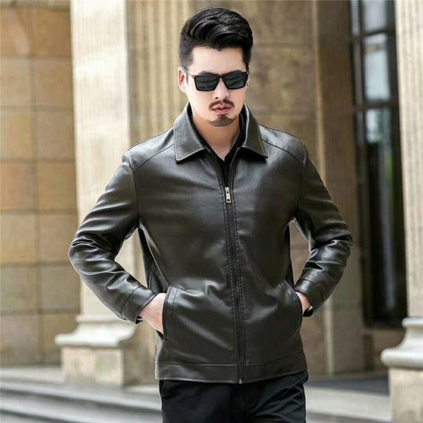 2019 новая мода осень мужской кожаная куртка плюс размер черный коричневый mens стенд воротник пальто кожа biker куртки dropshipping, Black
2019 новая мода осень мужской кожаная куртка плюс размер черный коричневый mens стенд воротник пальто кожа biker куртки dropshipping, Black