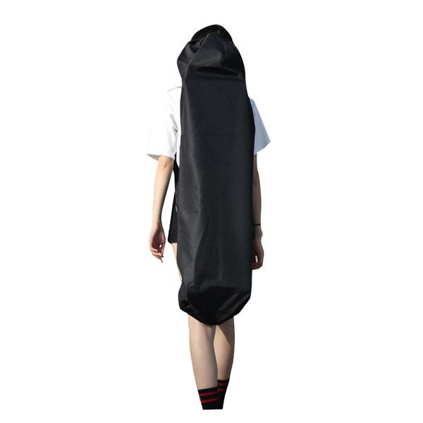 110cm Long Skateboard Bag Oxford Cloth Skateboard Bag 43 Inch Carrying Case Shoulder Travel Longboard Backpack Four W
