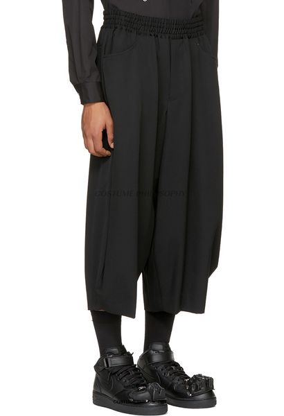 27-44 2019 new men's clothing gd fashionable baggy pants cone all-match haren pants nosing wide leg pants plus size costumes, Black
27-44 2019 new men's clothing gd fashionable baggy pants cone all-match haren pants nosing wide leg pants plus size costumes, Black