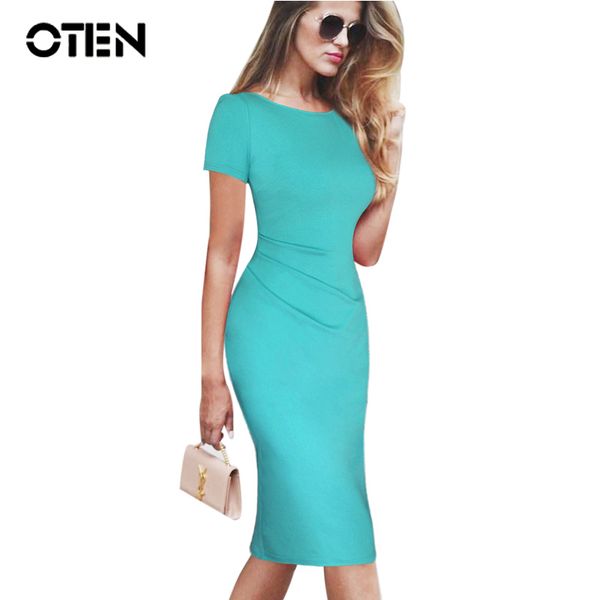 oten summer ladies formal dresses for office bodycon ruched v back zipper casual wear to work business party pencil dress, Black;gray
oten summer ladies formal dresses for office bodycon ruched v back zipper casual wear to work business party pencil dress, Black;gray