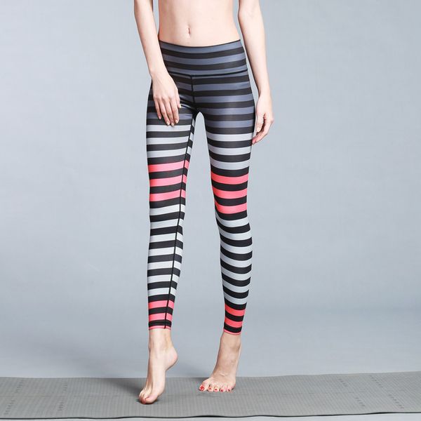 ladies colorful printing striped yoga pants women sports leggings running push up high waist energy seamless leggings gym, White;red
ladies colorful printing striped yoga pants women sports leggings running push up high waist energy seamless leggings gym, White;red