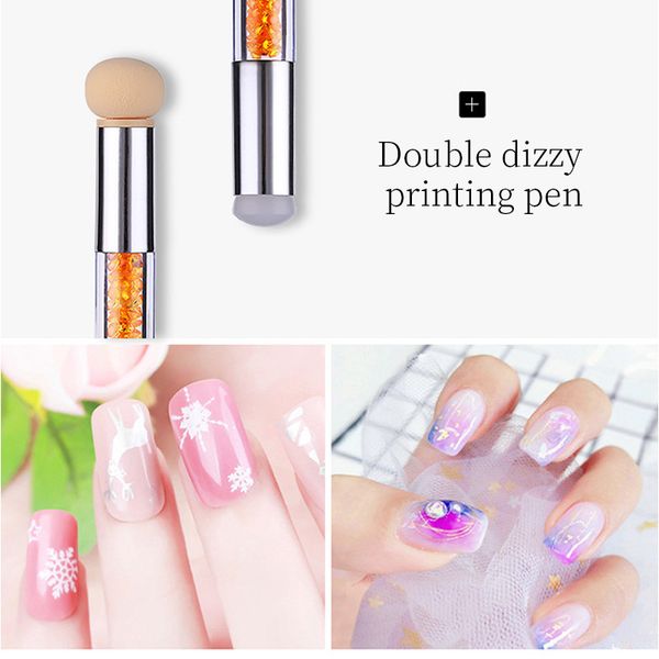 nail art template set nail art printing plate seal scraper sponge silicone smudge pen set tool
nail art template set nail art printing plate seal scraper sponge silicone smudge pen set tool
