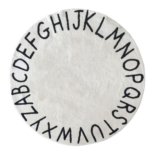 nordic children playing soft round carpet anti-skid letter area rug used for children room, pet room,living room
nordic children playing soft round carpet anti-skid letter area rug used for children room, pet room,living room