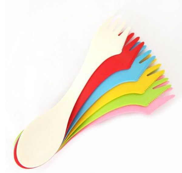 three in one tableware multifunctional fork knife spoon for outdoor convenience kitchen dinnerware delivery random color
three in one tableware multifunctional fork knife spoon for outdoor convenience kitchen dinnerware delivery random color